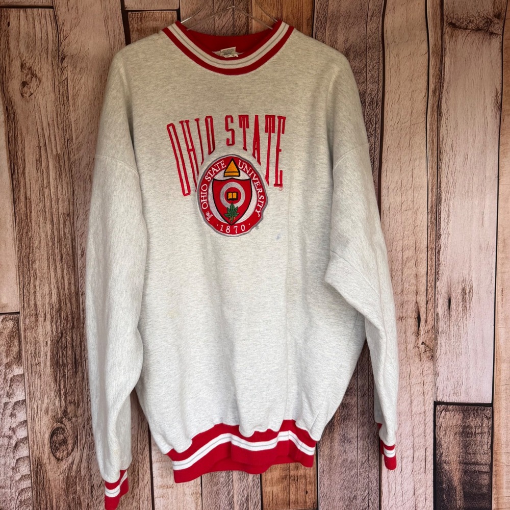 Vintage Ohio State Buckeyes Sweatshirt Legends 1990s Made USA OSU Mens XL